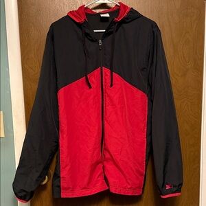 STARTER Black and Red Windbreaker Jacket size L (42-44)
